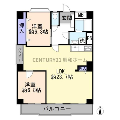 �Ԏ��}�@�y���i�z2780���~���Ԏ��F2LDK����L�ʐρF82.29�������[�g�����o���R�j�[�ʐρF11.61�������[�g�����\���F�S���S�؃R���N���[�g��10�K���Ă�2�K���Ǘ��`�ԁE�����F�S���ϑ��E����