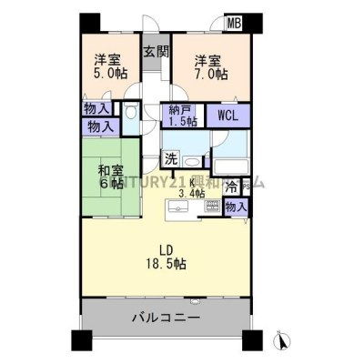 �Ԏ��}�@�y���i�z3680���~���Ԏ��F3LDK����L�ʐρF90.09�������[�g�����o���R�j�[�ʐρF14.11�������[�g�����\���F�S�؃R���N���[�g��11�K7�K�������Ǘ��`�ԁF�S���ϑ��E����