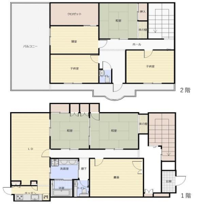 �Ԏ��}�@�y���i�z5000���~���y�n�ʐρF290.90�������[�g���i87.99�؁j�������ʐρF237.80�������[�g���i71.93�؁j���Ԏ�F6SLDK���z�N���F1996�N5��